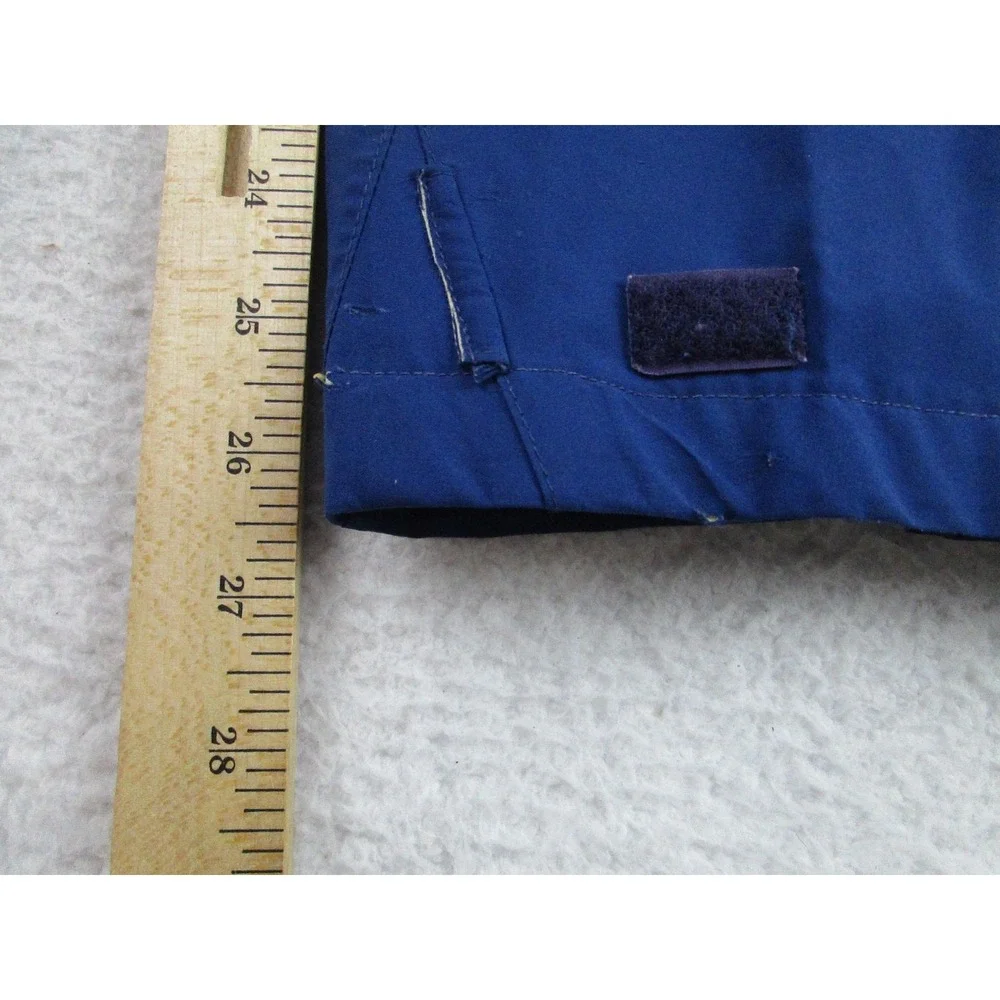 ASICS Pants Mens Medium Blue‎ Gore-Tex Waterproof Rain Zip Ankle Nylon GB-03